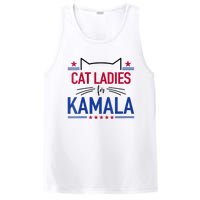 Cat Ladies For Kamala Funny Cat 2024 President Kamala Harris PosiCharge Competitor Tank