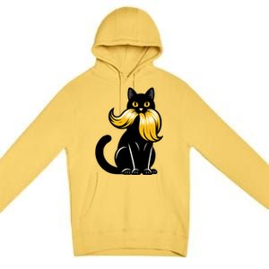 Cat Ladies For Kamala Harris Antitrump Funny Election 2024 Premium Pullover Hoodie