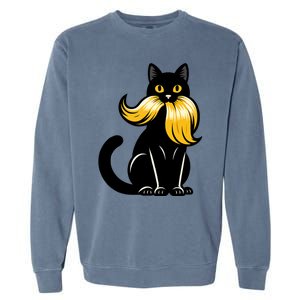 Cat Ladies For Kamala Harris Antitrump Funny Election 2024 Garment-Dyed Sweatshirt