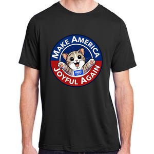 Cat Ladies For Kamala Funny Cat 2024 President Joyful Again Adult ChromaSoft Performance T-Shirt