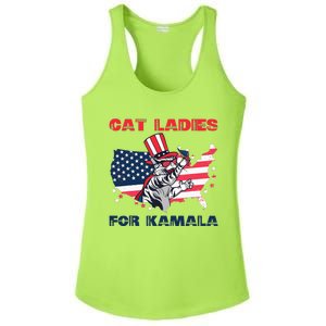 Cat Ladies For Kamala Funny Cat Lady 2024 Ladies PosiCharge Competitor Racerback Tank