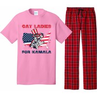 Cat Ladies For Kamala Funny Cat Lady 2024 Pajama Set