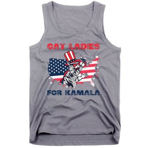 Cat Ladies For Kamala Funny Cat Lady 2024 Tank Top