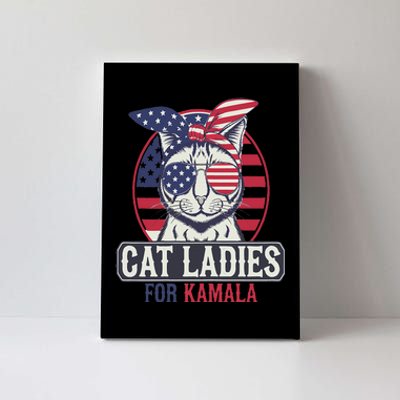 Cat Ladies For Kamala Harris President Election Women Canvas