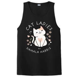 Cat Ladies For Kamala Harris Project Coconut Tree For President PosiCharge Competitor Tank