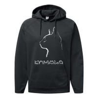 Cat Ladies For Kamala Funny Cat 2024 President Kamala Harris Performance Fleece Hoodie