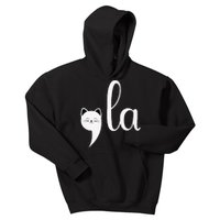 Comma La Funny Anti Republican Liberal Voters Democrat Kids Hoodie