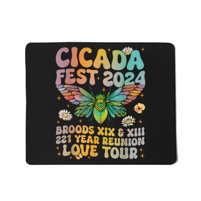 Cicada Lover Fest 2024 Broods Xix & Xiii 221 Years Reunion Mousepad