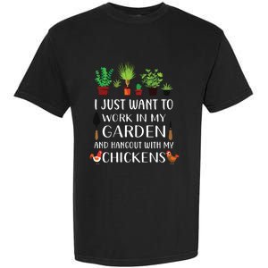 Chicken Lover Funny Gardening Shirts For Men Women Gardener Garment-Dyed Heavyweight T-Shirt