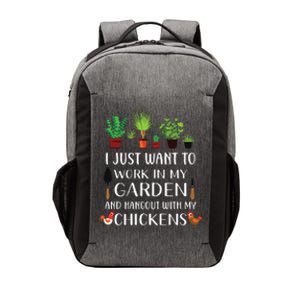 Chicken Lover Funny Gardening Shirts For Men Women Gardener Vector Backpack