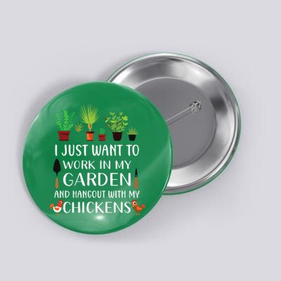Chicken Lover Funny Gardening Shirts For Men Women Gardener Button