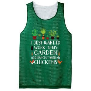 Chicken Lover Funny Gardening Shirts For Men Women Gardener Mesh Reversible Basketball Jersey Tank