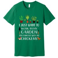 Chicken Lover Funny Gardening Shirts For Men Women Gardener Premium T-Shirt