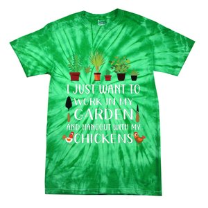 Chicken Lover Funny Gardening Shirts For Men Women Gardener Tie-Dye T-Shirt