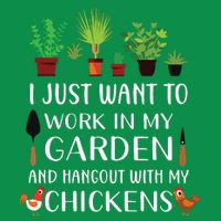 Chicken Lover Funny Gardening Shirts For Men Women Gardener Tall Hoodie