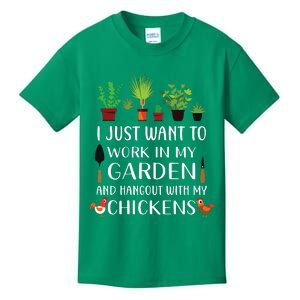 Chicken Lover Funny Gardening Shirts For Men Women Gardener Kids T-Shirt