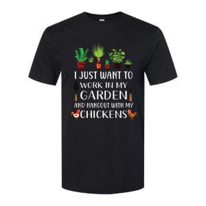 Chicken Lover Funny Gardening Shirts For Men Women Gardener Softstyle CVC T-Shirt