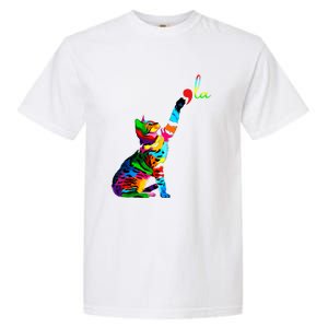 Cat Ladies For Kamala Funny Cat 2024 President Kamala Harris Cool Gift Garment-Dyed Heavyweight T-Shirt