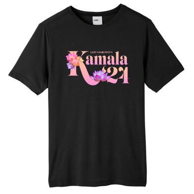 Cute Lotus Flowers Lotus For Potus Kamala Harris 2024 Tall Fusion ChromaSoft Performance T-Shirt