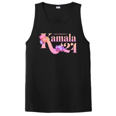 Cute Lotus Flowers Lotus For Potus Kamala Harris 2024 PosiCharge Competitor Tank