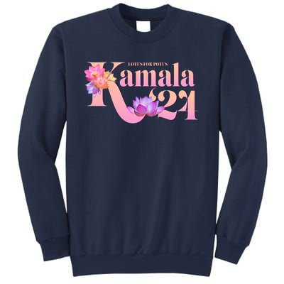 Cute Lotus Flowers Lotus For Potus Kamala Harris 2024 Sweatshirt