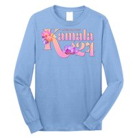 Cute Lotus Flowers Lotus For Potus Kamala Harris 2024 Long Sleeve Shirt