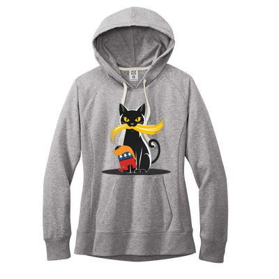 Cat Ladies For Kamala Harris Donald Trump 2024 Women's Fleece Hoodie