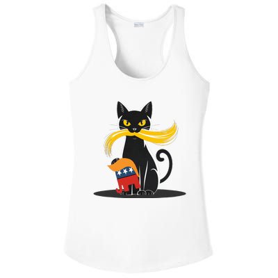 Cat Ladies For Kamala Harris Donald Trump 2024 Ladies PosiCharge Competitor Racerback Tank