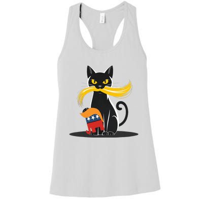 Cat Ladies For Kamala Harris Donald Trump 2024 Women's Racerback Tank