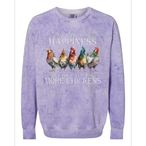 Chicken Love For Farmer Raising Chickens Farm Colorblast Crewneck Sweatshirt