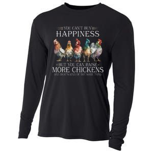 Chicken Love For Farmer Raising Chickens Farm Cooling Performance Long Sleeve Crew