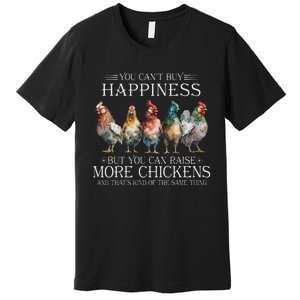 Chicken Love For Farmer Raising Chickens Farm Premium T-Shirt