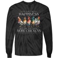 Chicken Love For Farmer Raising Chickens Farm Tie-Dye Long Sleeve Shirt