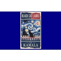 Cat Ladies For Kamala Harris 2024 Van Gogh Starry Night Gift Bumper Sticker