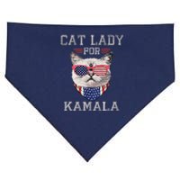 Cat Ladies For Kamala Funny Cat 2024 President Kamalaharris USA-Made Doggie Bandana