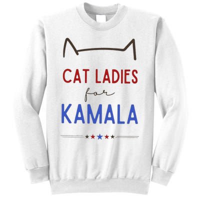 Cat Ladies For Kamala Cat Lady Gift Sweatshirt