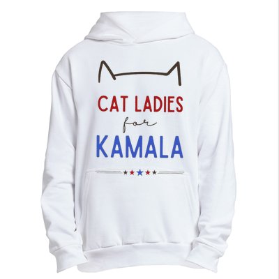 Cat Ladies For Kamala Cat Lady Gift Urban Pullover Hoodie