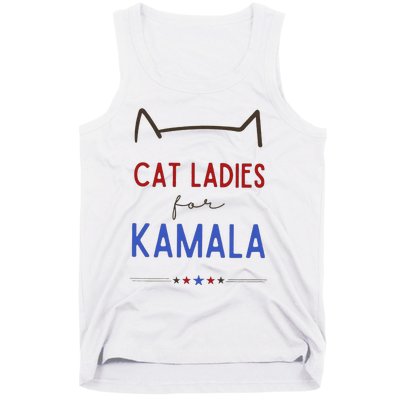 Cat Ladies For Kamala Cat Lady Gift Tank Top