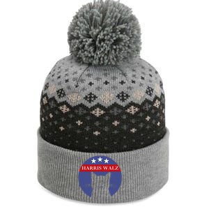 Cat Ladies For Kamala Funny Cat 2024 President Kamala Harris The Baniff Cuffed Pom Beanie