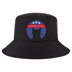 Cat Ladies For Kamala Funny Cat 2024 President Kamala Harris Cool Comfort Performance Bucket Hat