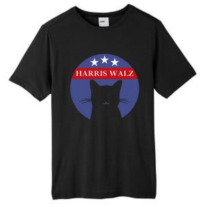 Cat Ladies For Kamala Funny Cat 2024 President Kamala Harris Tall Fusion ChromaSoft Performance T-Shirt