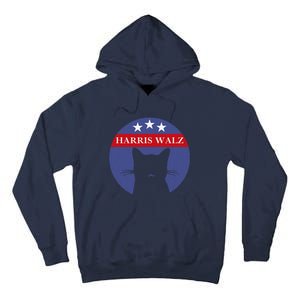 Cat Ladies For Kamala Funny Cat 2024 President Kamala Harris Tall Hoodie