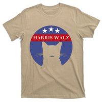 Cat Ladies For Kamala Funny Cat 2024 President Kamala Harris T-Shirt