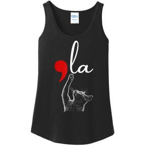 Cat Ladies For Kamala Funny Cat 2024 President Kamala Harris Ladies Essential Tank