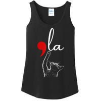 Cat Ladies For Kamala Funny Cat 2024 President Kamala Harris Ladies Essential Tank