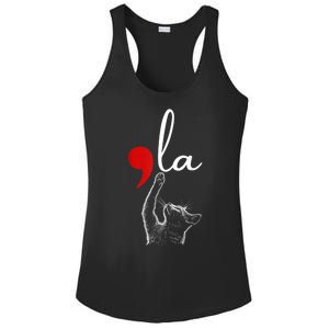 Cat Ladies For Kamala Funny Cat 2024 President Kamala Harris Ladies PosiCharge Competitor Racerback Tank