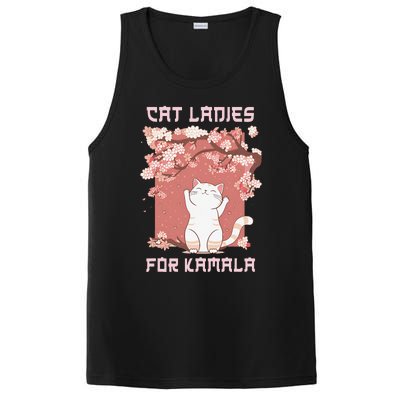 Cat Ladies For Kamala Harris 2024 Progress Breaking Barriers PosiCharge Competitor Tank