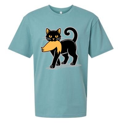 Cat Ladies For Kamala Harris Donald Trump 2024 Sarcastic Gift Sueded Cloud Jersey T-Shirt