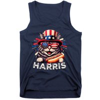 Cat Ladies For Kamala Funny Cat 2024 President Kamalaharris Tank Top