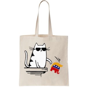 Cat Ladies For Kamala Harris Donald Trump 2024 Tote Bag